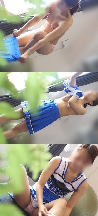 チアリーディング部着替え『野球部県大会会場の準備室』健康裸体ファンもうなる骨格、体幹!