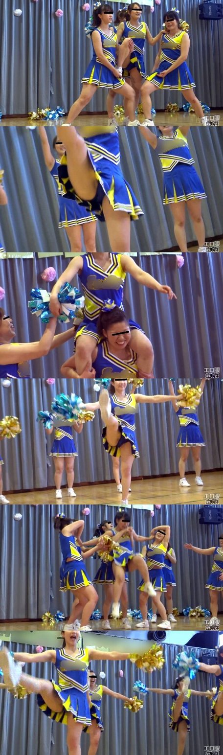 チアアンスコキックスマイル01「看板娘も参加!商業組合編成、趣味のチアタイム」