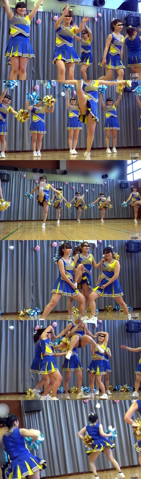 チアアンスコキックスマイル01「看板娘も参加!商業組合編成、趣味のチアタイム」