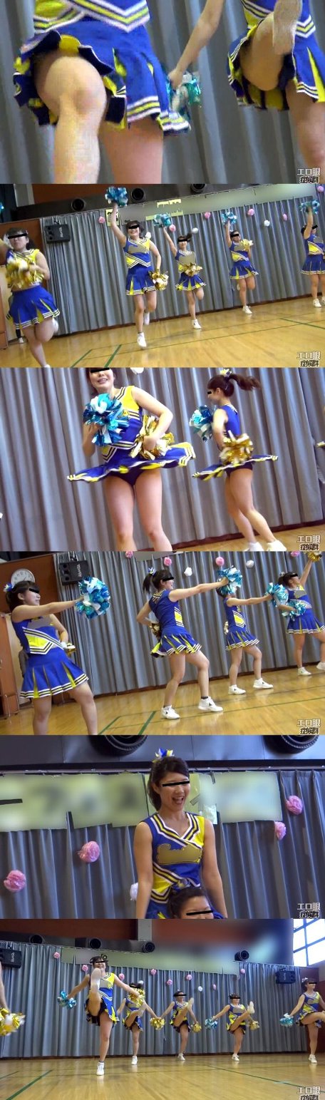チアアンスコキックスマイル01「看板娘も参加!商業組合編成、趣味のチアタイム」