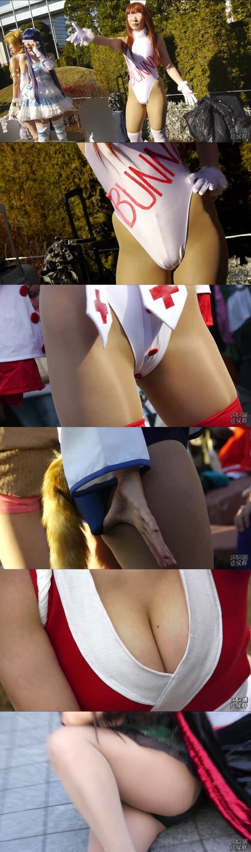 コスプレイヤー激烈露出事情01　「ぷっくり土手くらべ」