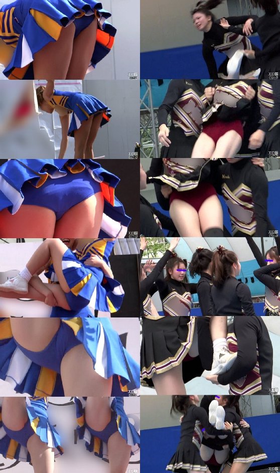 【HD】チアガール大好き!01~07 脅威のハミ毛ありセット