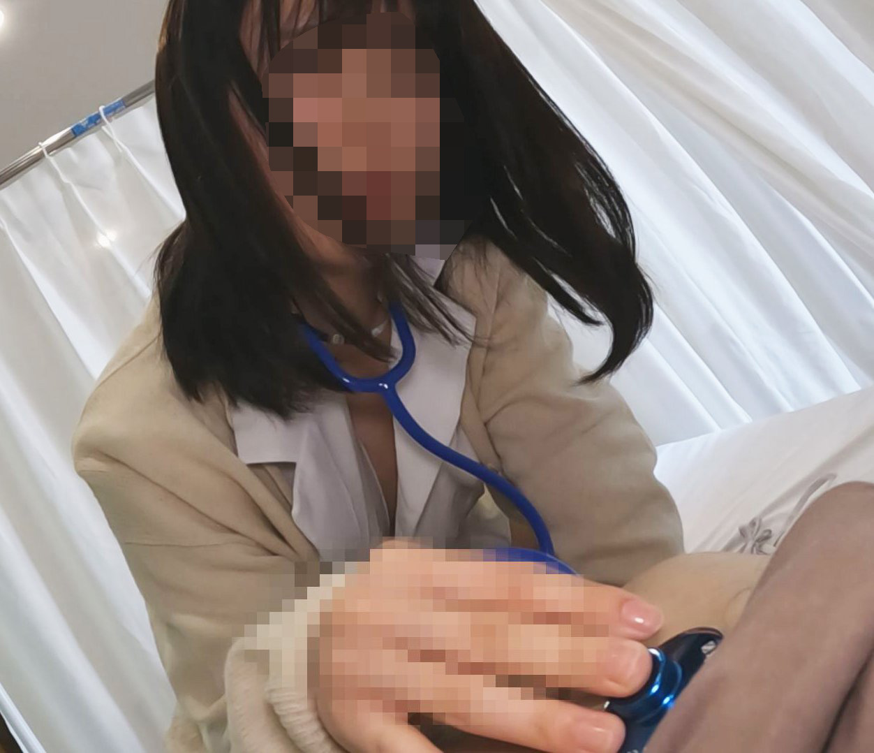 【精液検査の担当看護師】男性不妊治療科の搾精処置03「超事務的手コキ。これが実態だ!」