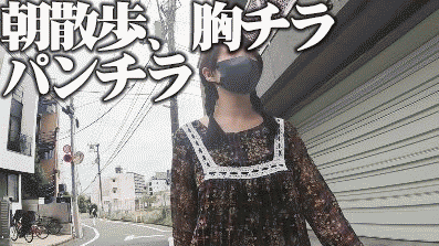 PALPIS 激撮！胸チラ★パンチラ【世田谷あさんぽ、ノーブラお嬢さん粘着つけまわし撮り】Y2K 86317