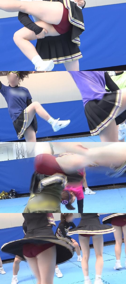 チア激烈投稿クロニカル01【潜入!学園祭、名門チームの美味アンスコ】