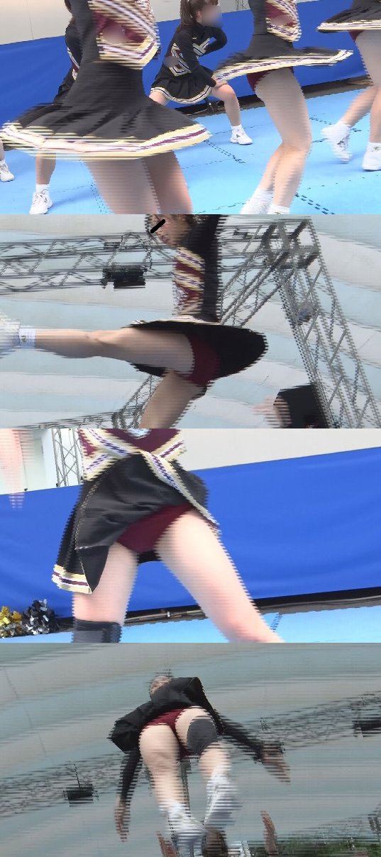 チア激烈投稿クロニカル01【潜入!学園祭、名門チームの美味アンスコ】