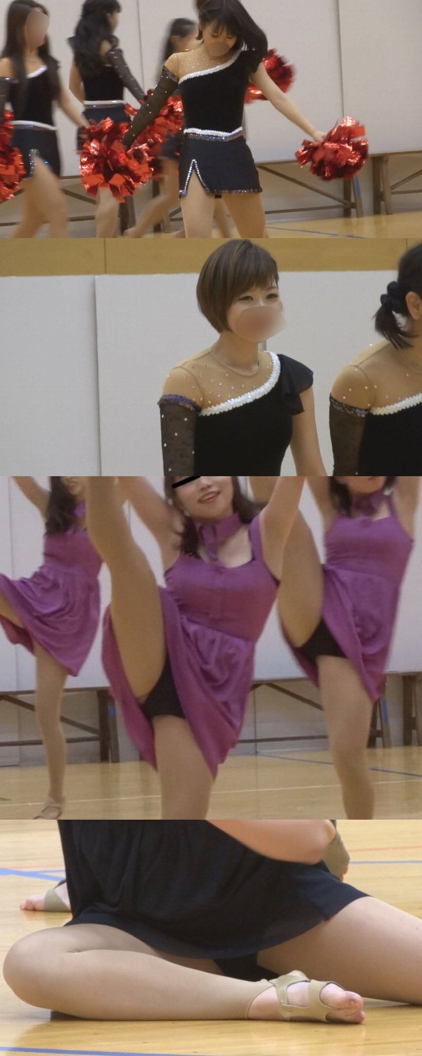 チア激烈投稿クロニカル02【お嬢様学園チア!開脚時にマ●コの付け根まで撮られてしまう】