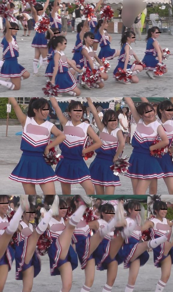チア激烈投稿クロニカル10【アンスコからハミ出た青春世代生パンツ!白!村の盆踊り大会出没編】