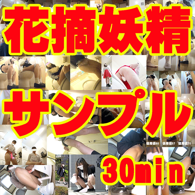 お花を摘む妖精たちの30分のトイレサンプル