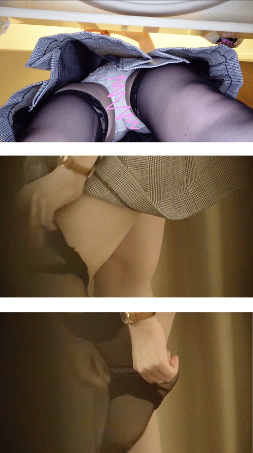 高級ディーラーの天真爛漫おねえさん♥まさかの黒スト伝線であせあせ(*´∀｀*)