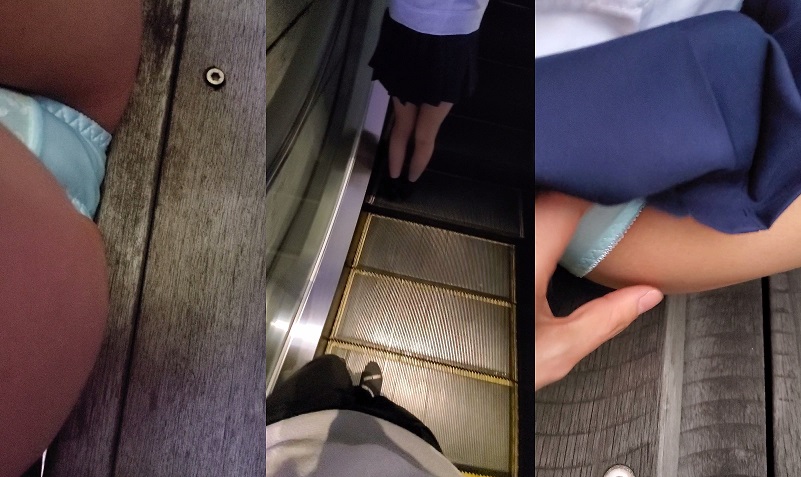 【関東有名校】大勢の前で囲み魔の手 自然光で超肌感 超接写で触られまくるKちゃん