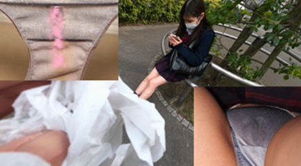 【取材】商業施設のトイレ　05　(再編集作品)(シミパン、汚パンツ)