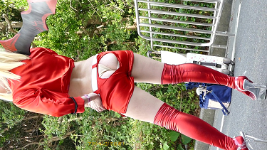 【お宝発掘プロジェクト作品 初配信】CDCP-09-4 コスプレの沼 Vol.09~その4 ヌーブラ丸出し!縦筋も入ったような・