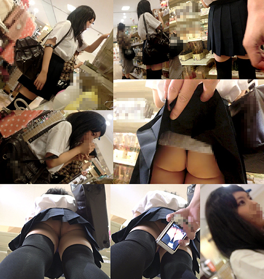 逆さの瞬間65(めくり上げF撮り,前方視点,水平,透けTバック11発) 【逆さ撮り】