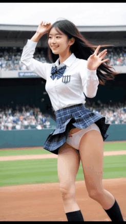 【動画】野球部 女子マネージャー①　～代表25校女子マネ パンチラ 開会式編～