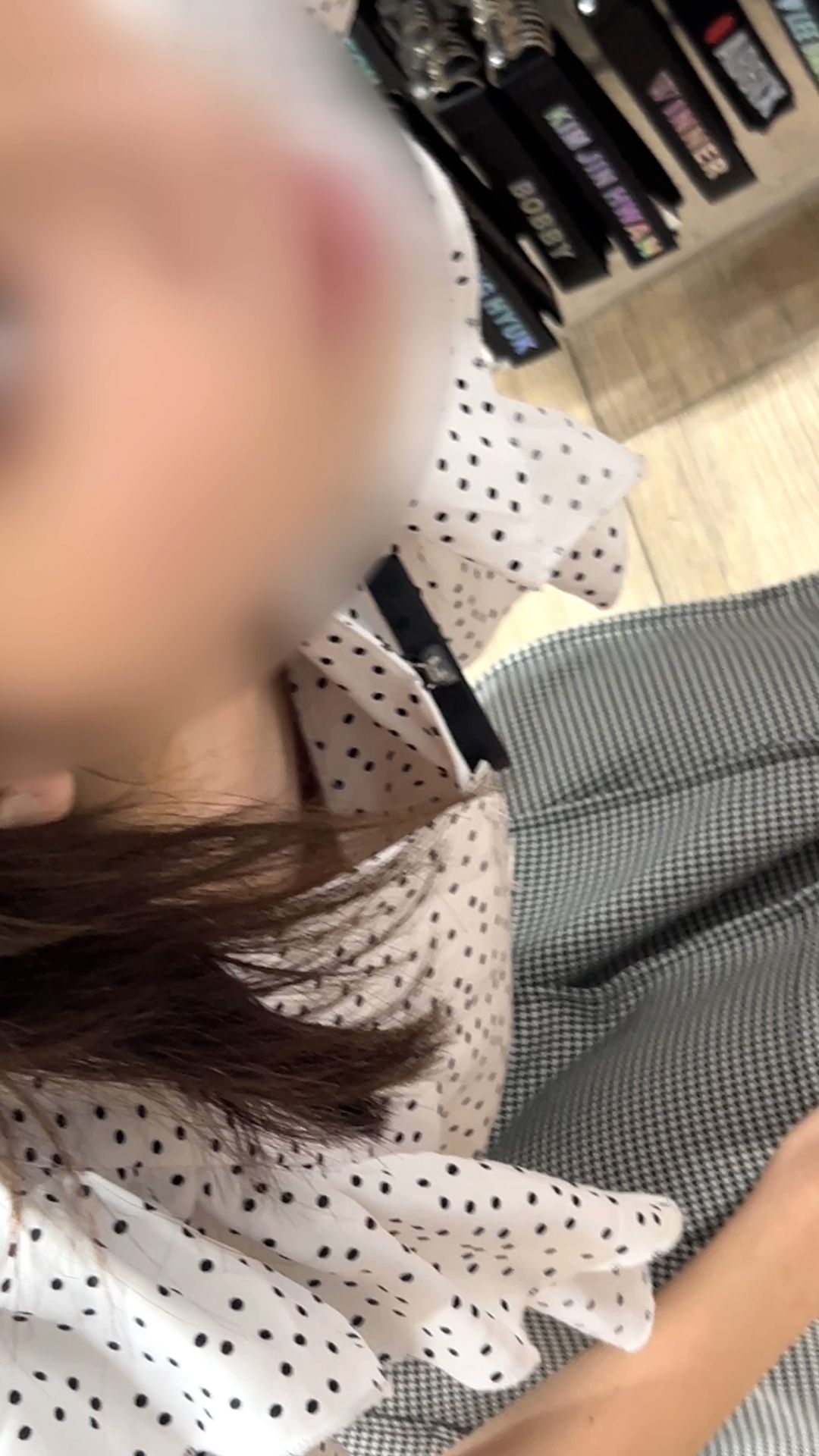 【店員胸ちら】Bカップ韓国ショップ店員さん/ブラちら/パンチラ【11】