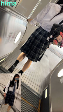 真面目そうな美少女の2日間のスカートの中をのぞき見 / HIMAつぶし撮影