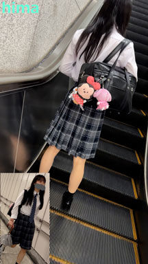 真面目そうな美少女の2日間のスカートの中をのぞき見 / HIMAつぶし撮影