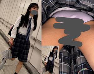 真面目そうな美少女の2日間のスカートの中をのぞき見 / HIMAつぶし撮影