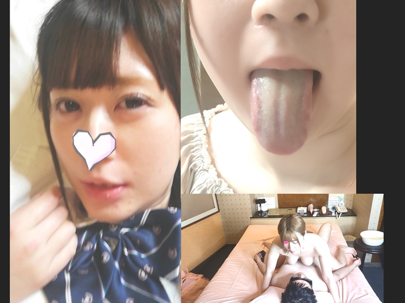 【顔舐めSEX】【初撮り】顔面●してあげる♡ チア部の美女JDに鼻顔舐めで唾液塗れにされながら、ピストン騎乗位＆正常位で金玉の精