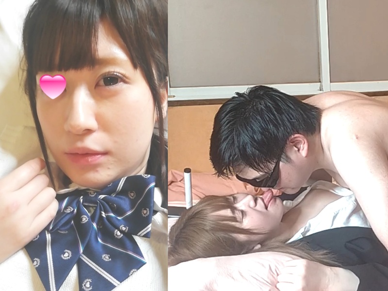 【顔舐めSEX】ミスコン入賞経験ありのFカップ巨乳JDに顔舐めさせながらのピストンSEX変態プレイで中出し!!
