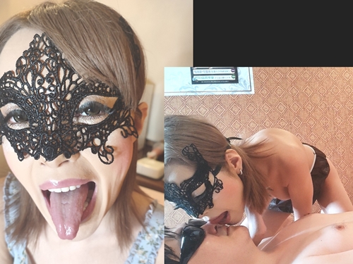 顔面○てあげる♡ 欲求不満が溜まった長ベロ蛇舌女に顔面舐めまわされ、オナホ＆ぬるぬる手コキで空っぽになるまでヌカされる