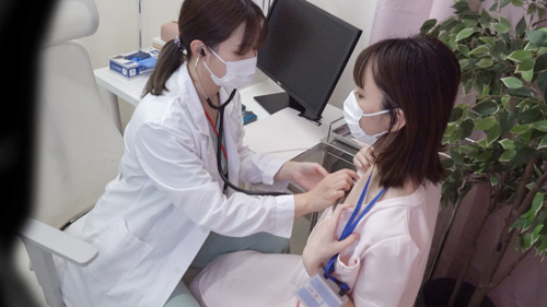 淫猥診察01_貧乳ドM看護師Mさんを診察しました。【前編】