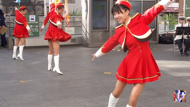 伝説画像　（K）カラーガード　演技０２