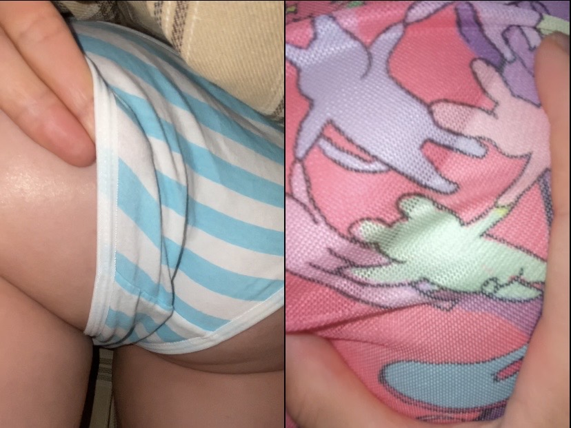 【触記録】kawaii透けブラ巨乳GALの縞パンが食込むブリンブリンの桃尻を揉みしだく