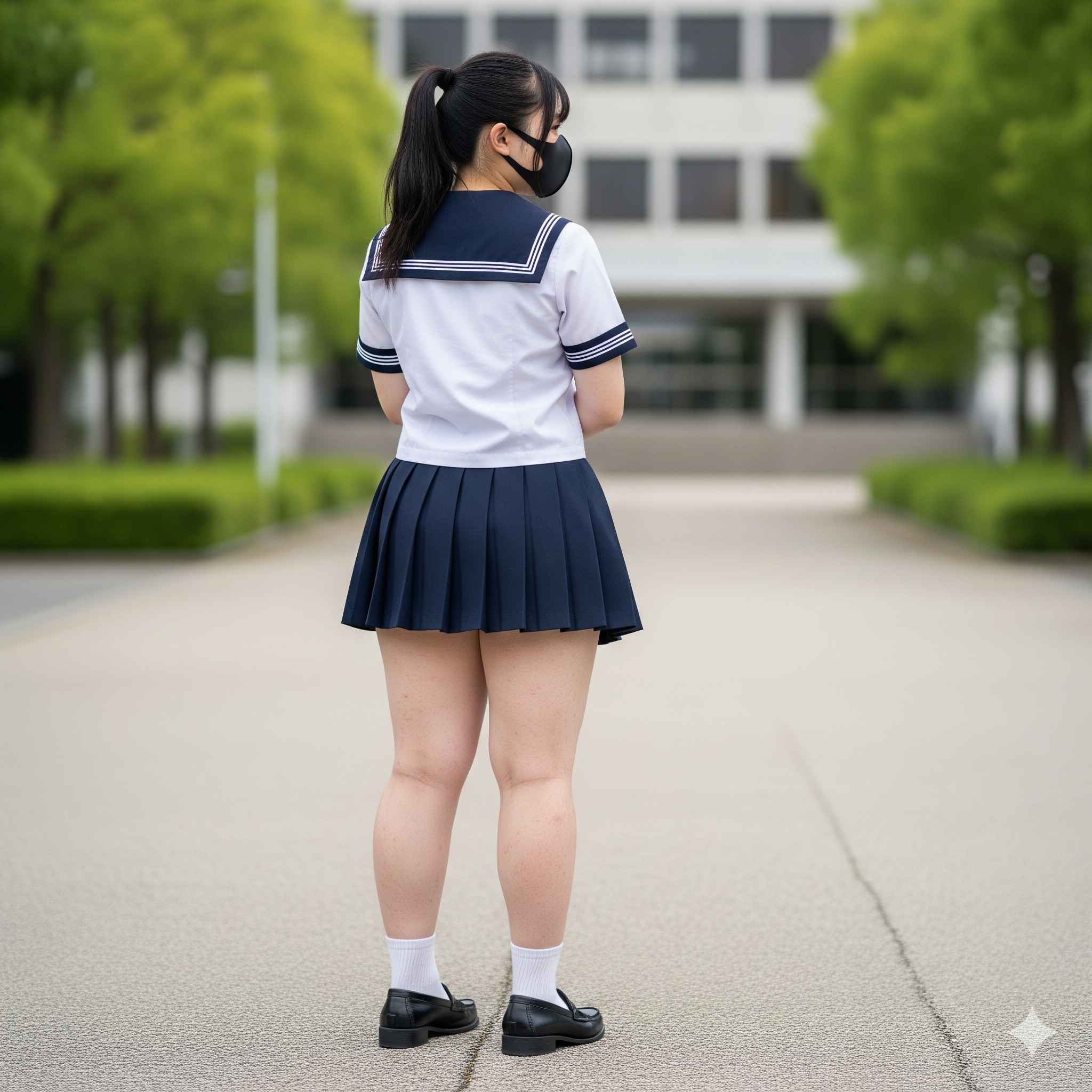 【vol.1】JK JD街中ムチムチ太ももパンチラ