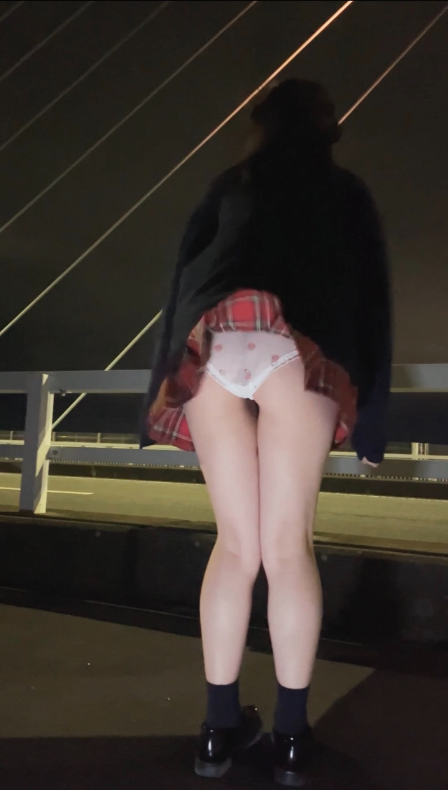マチアプ赤チェK♡こんな日にこんな場所でチャレンジしてもらいましたwww