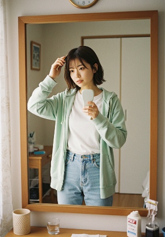 彼女の足もと【大学生の一日】
