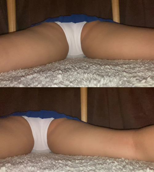 姉 こたつの中 ミニスカテニスウェア 純白ショーツ 前編