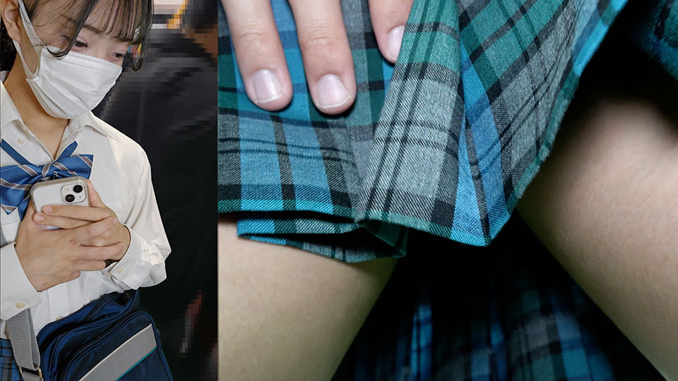 【サンプル】周囲の乗客がいるにも関わらず助けを呼べない状況と魔の手の快感に浸る美人K