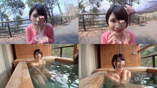 訳あり美人妻と露出温泉の旅